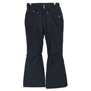 Descente Girls Ski Snow Pants Youth Winter Outerwear‎ Black Kidcore Gorpcore
